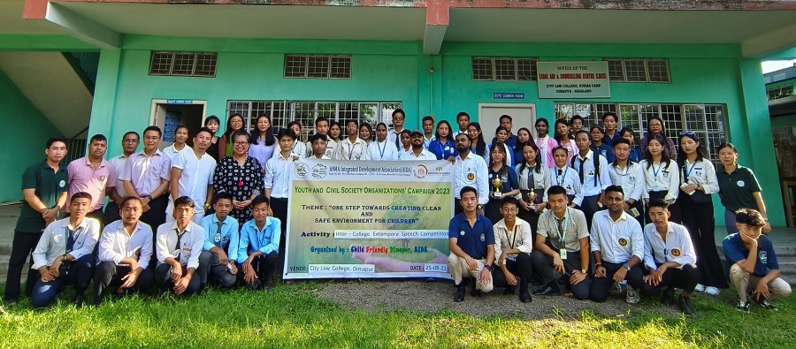 An inter college extempore speech competition was held at City Law College, Dimapur on August 25.